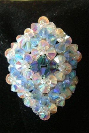 Angel, bague subliminale en cristal de swarovski