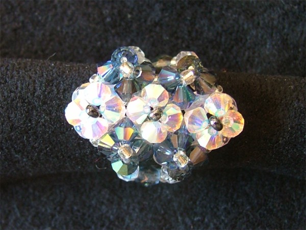 Marquise, bague  en cristal de swarovski
