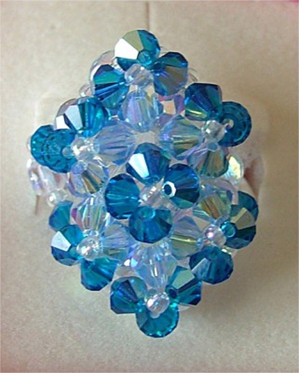 Marquise OM, bague en strass et cristal de Swarovski